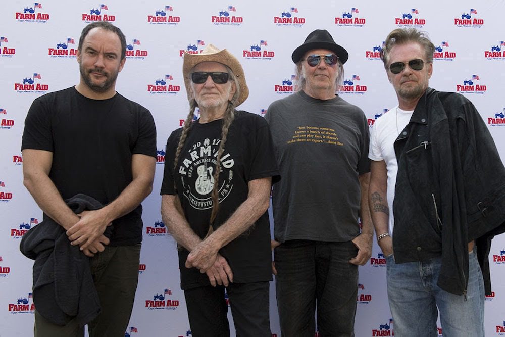 Willie Nelson-Curated "At Home With Farm Aid" to Feature Neil Young, Dave Matthews and More