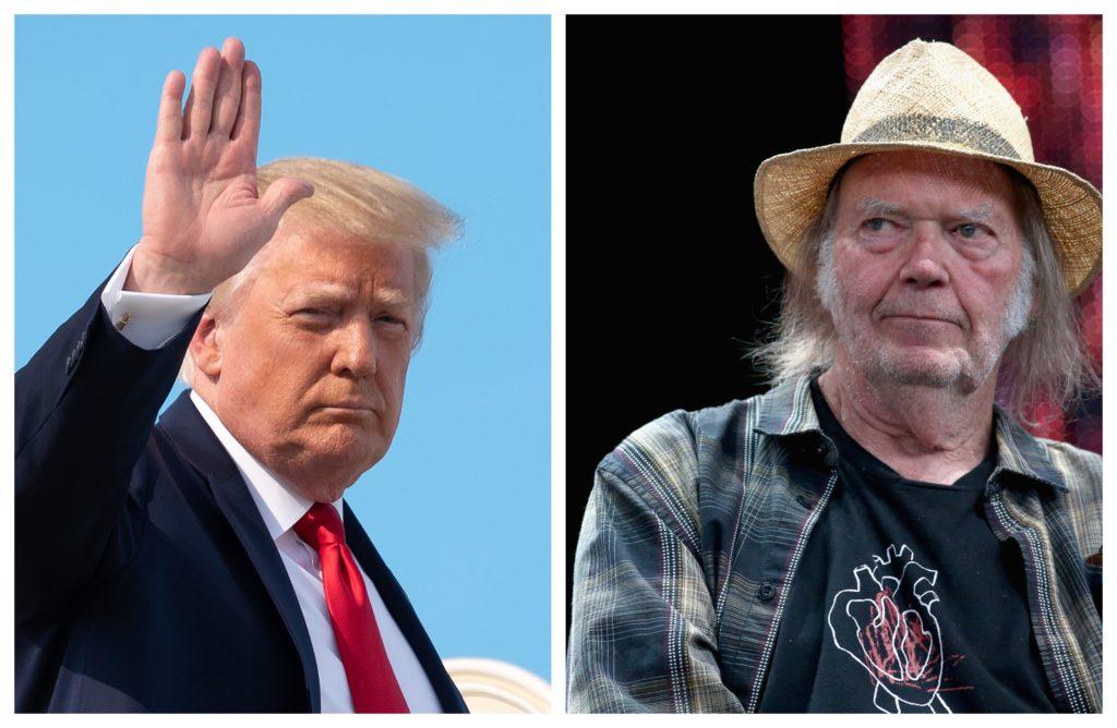 Neil Young Sues Trump Campaign for Copyright Infringement