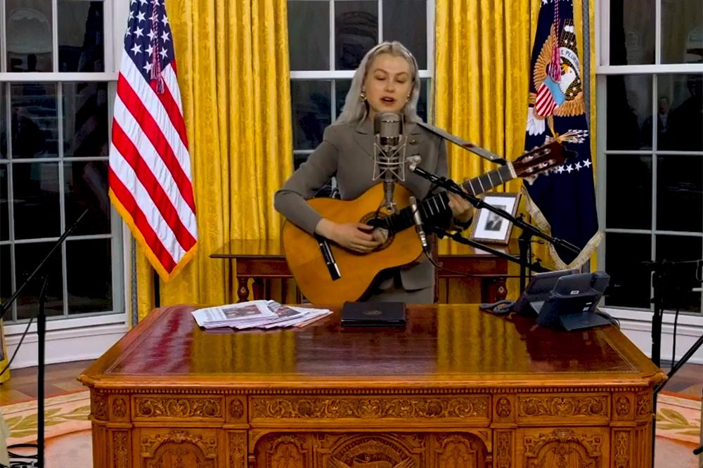 Phoebe Bridgers Takes 'Tiny Desk' to the Oval Office