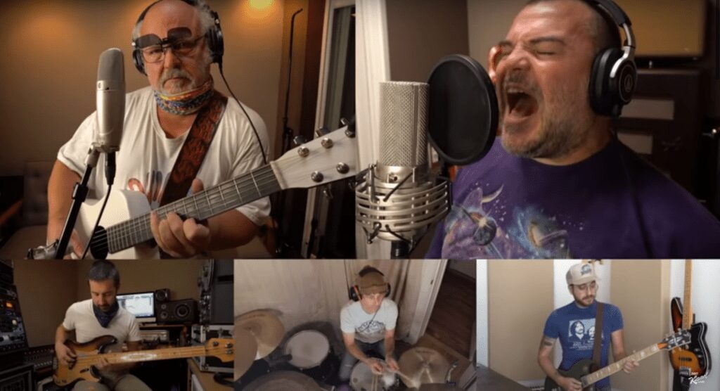 Tenacious D's Jack Black and Kyle Gass Perform Two Songs on 'Jimmy Kimmel Live!'