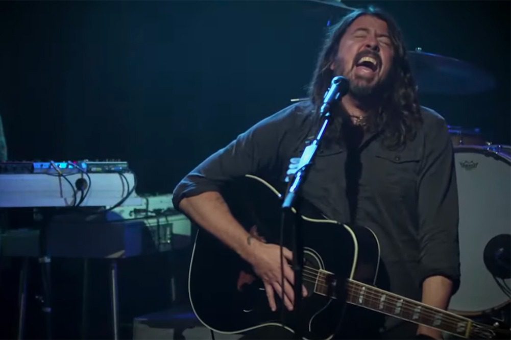 Foo Fighters Play 'Times Like These' at Biden Benefit