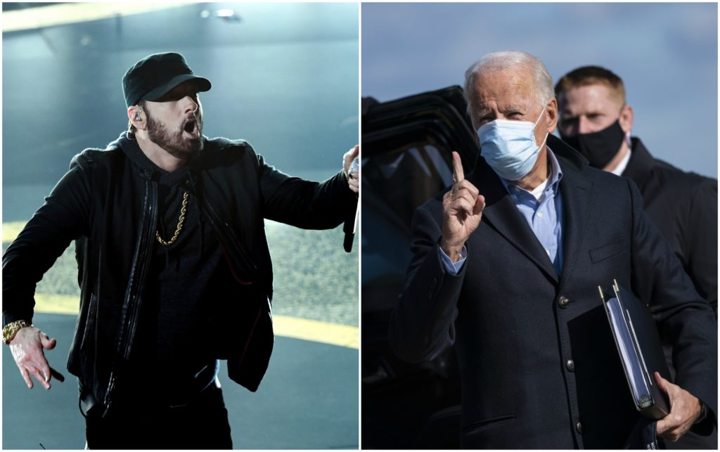 Eminem's 'Lose Yourself' Soundtracks New Campaign Ad for Biden