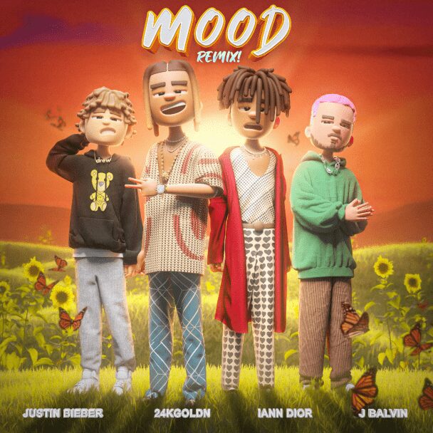 Justin Bieber & J Balvin Join New 24kGoldn "Mood" Remix