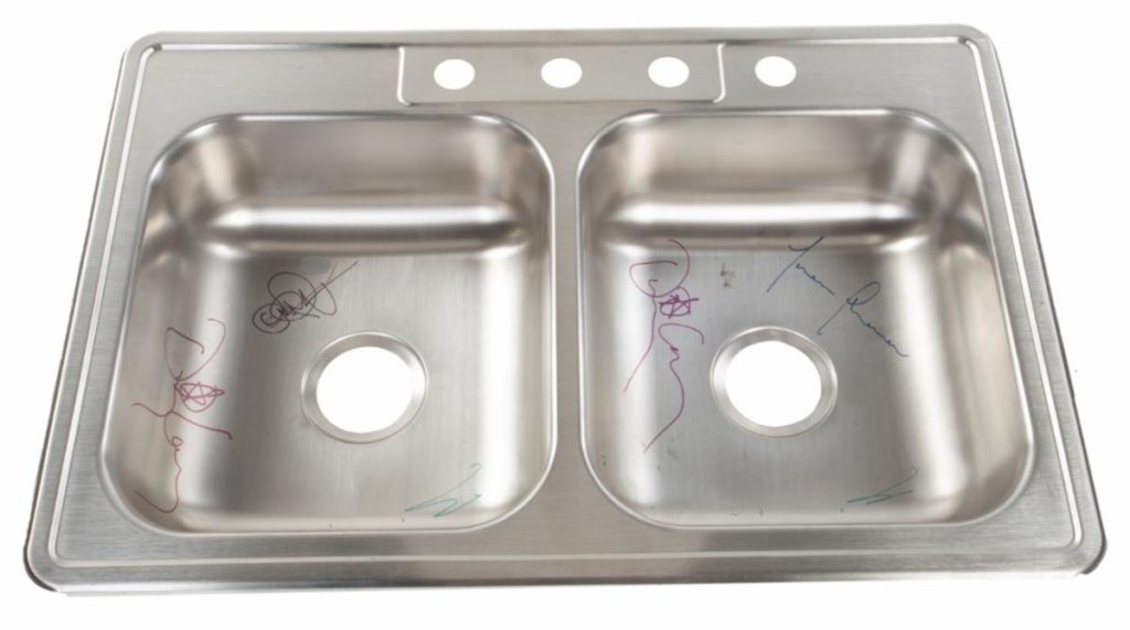 Tool to Auction a Signed Kitchen Sink to Raise Money for Ronnie James Dio Cancer Fund