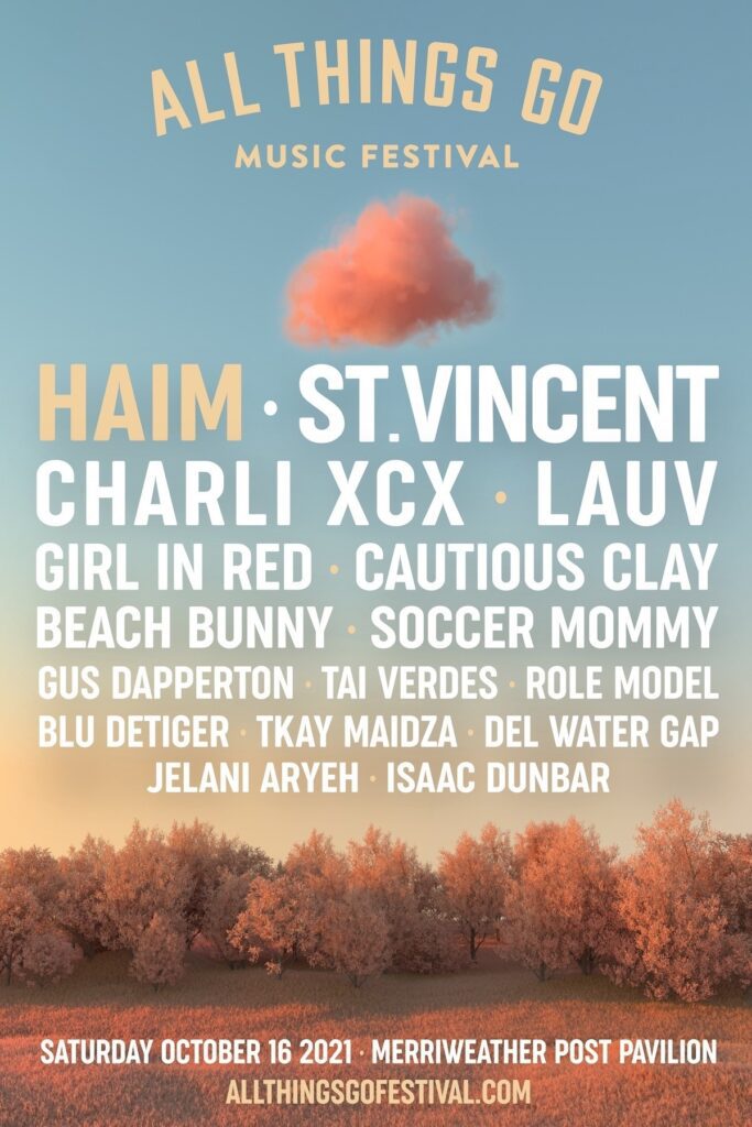 Haim, St. Vincent, Charli XCX Headline All Things Go Fest