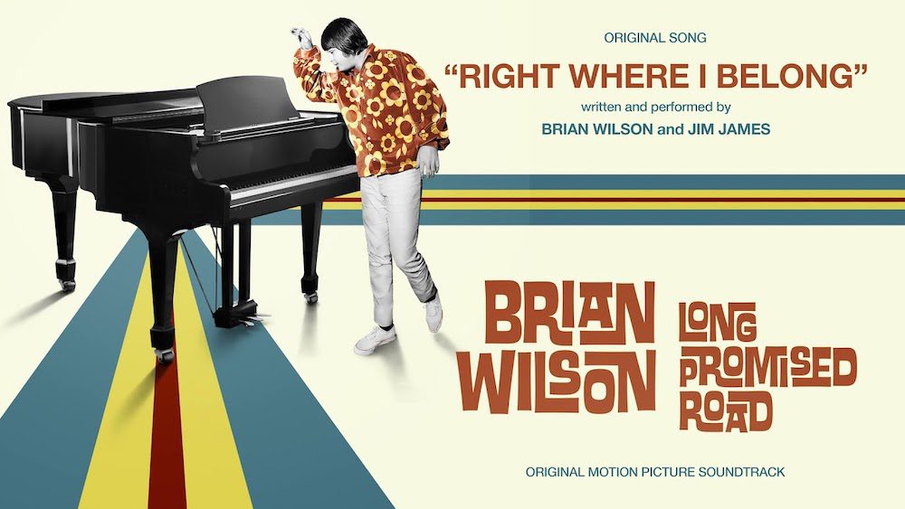 Brian Wilson & Jim James – “Right Where I Belong”