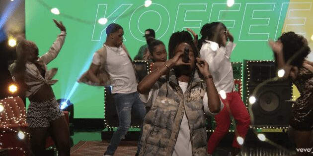 Koffee “Pull Up ” On The Tonight Show