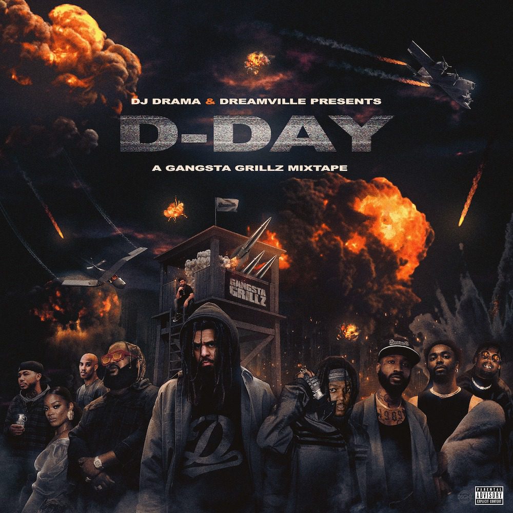 Stream J. Cole’s New Dreamville Project D-Day: A Gangsta Grillz Mixtape