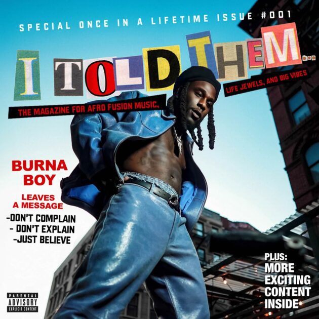 Album: Burna Boy ‘I Told Them…’