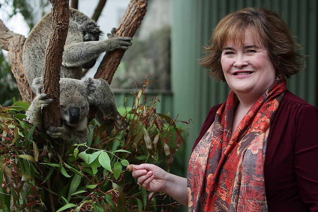 Susan Boyle Visits WILD LIFE Sydney