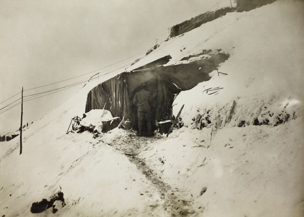 trenches frozen during world war i