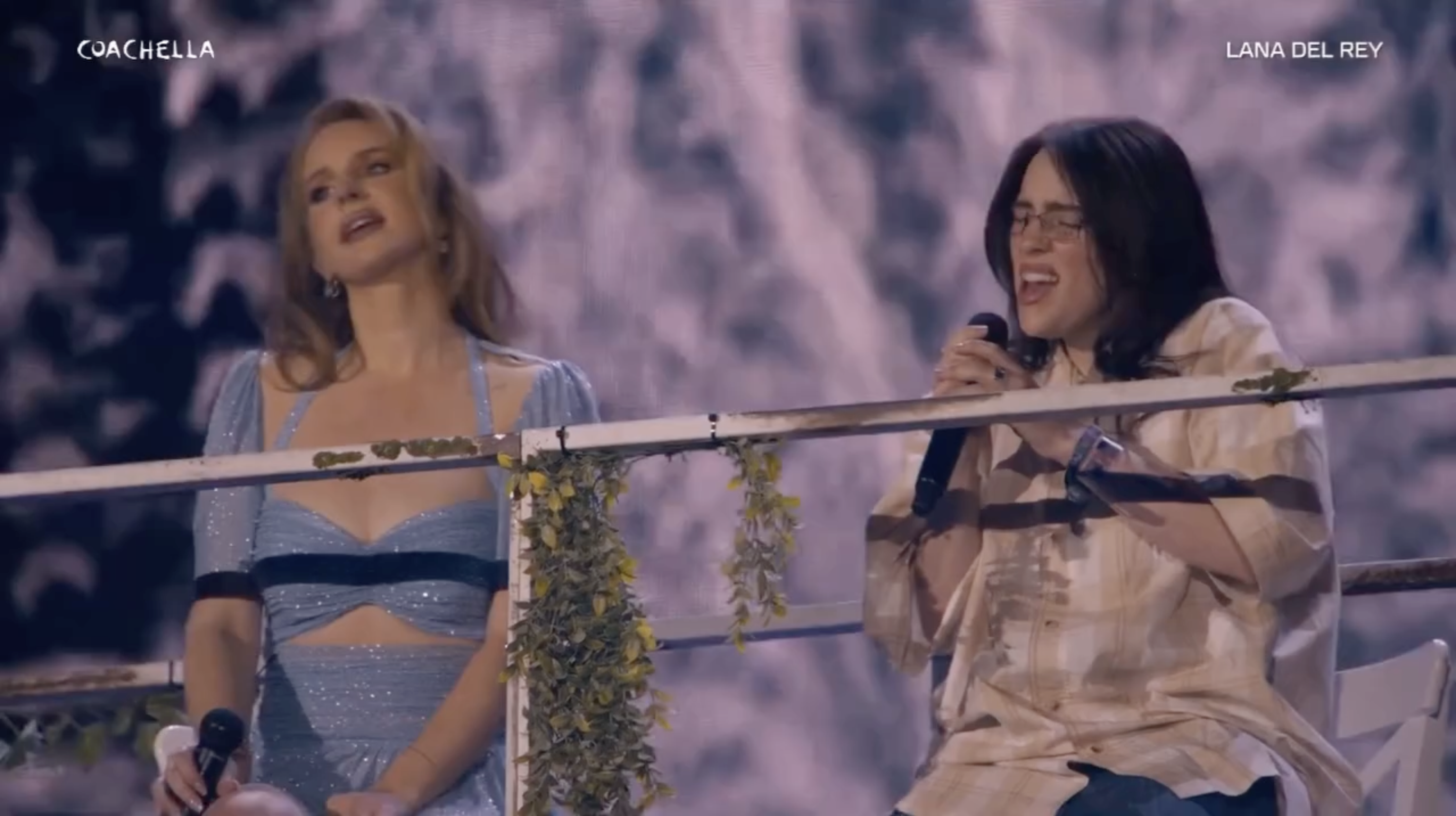 Watch Billie Eilish Join Lana Del Rey For “Ocean Eyes” And “Video Games” At Coachella