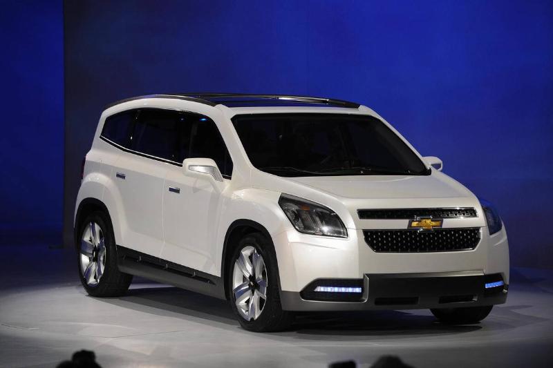 The The Chevrolet Orlando is unveiled du