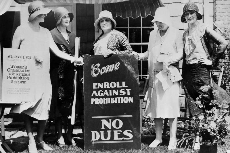 Women Camapaigning Against Prohibition