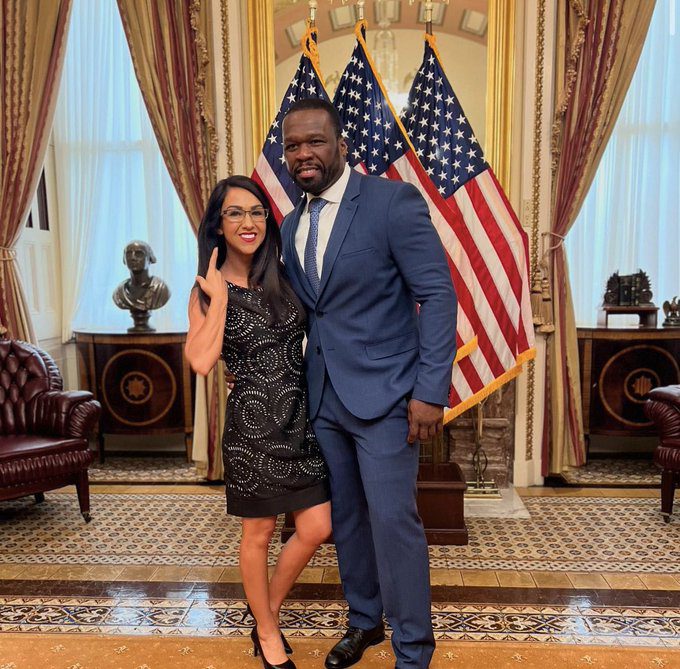 50 Cent Defends Photo With Lauren Boebert