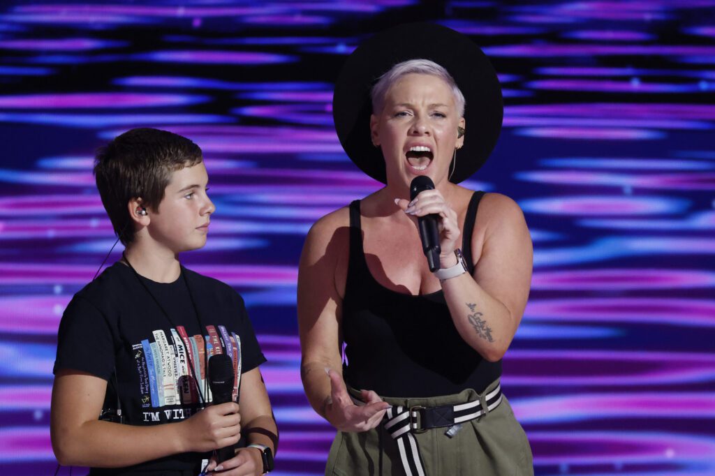 Pink And The Chicks, But Not Beyoncé, Perform At The DNC