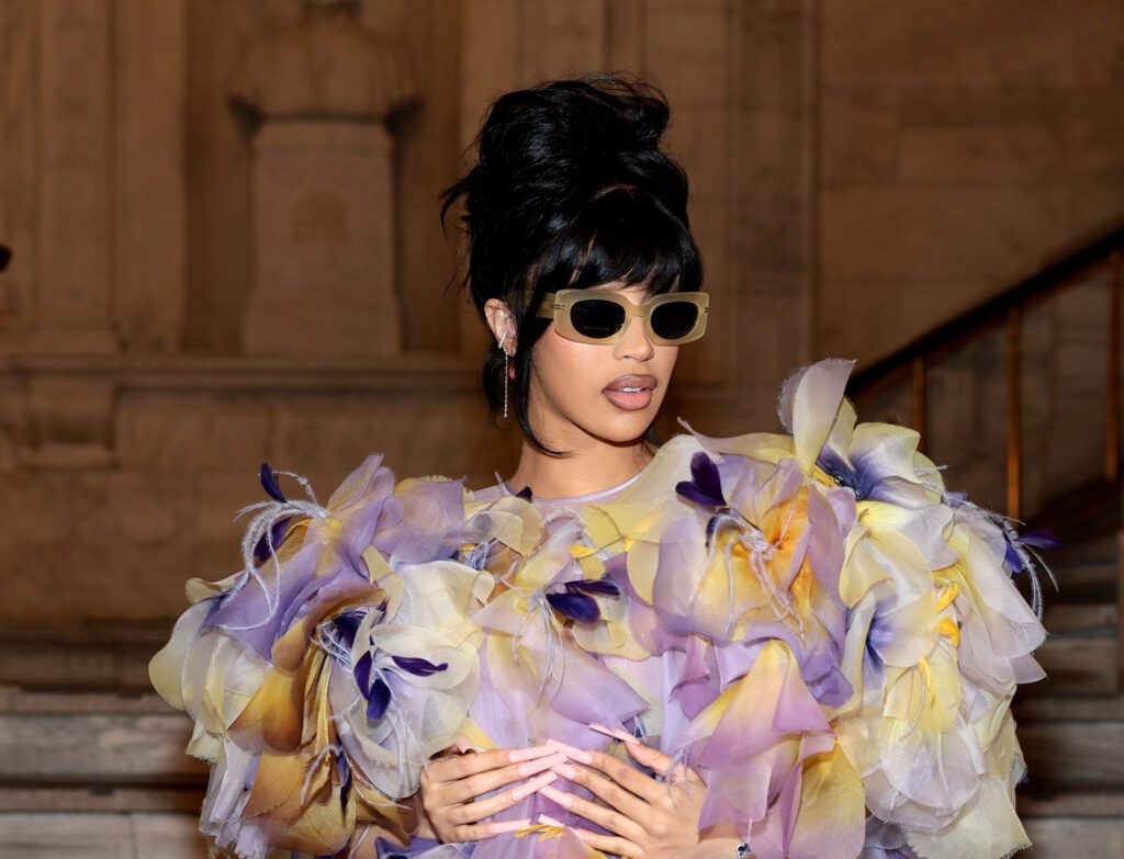 Cardi B Explains The “Pedophile” Graffiti In Her Maternity Photo Shoot