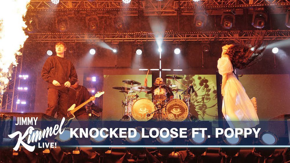 Watch Knocked Loose Make Their Awesomely Heavy Late-Night Debut With Poppy On Kimmel