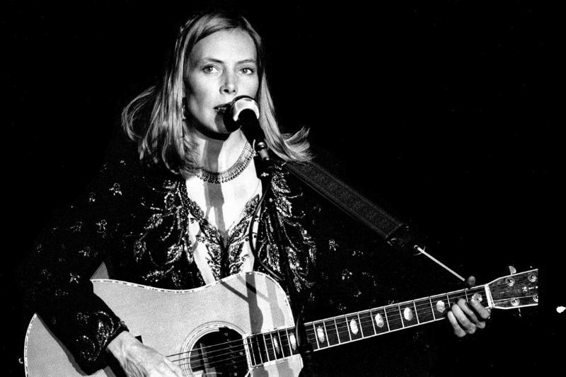 Joni Mitchell performs at The Boston Music Hall.