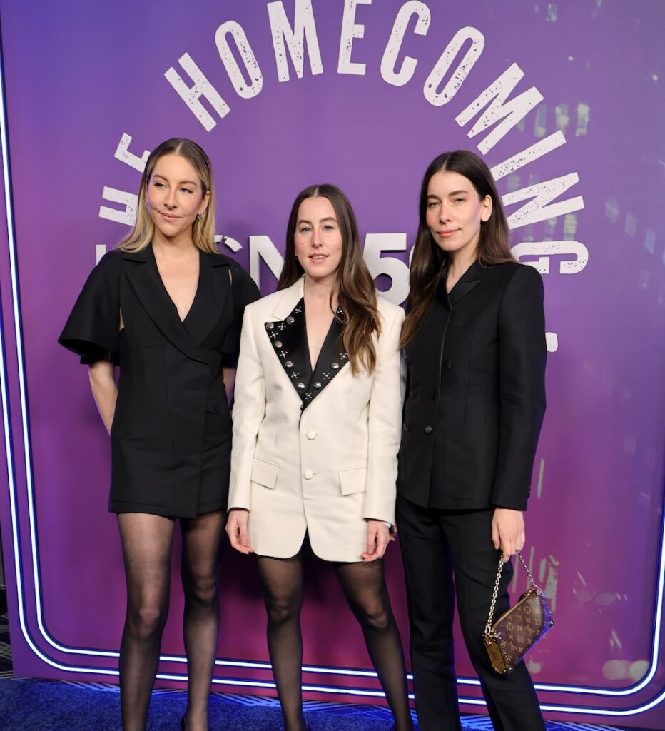 Haim Tease LP4 Single, Join Sabrina Carpenter At SNL 50th Anniversary Afterparty