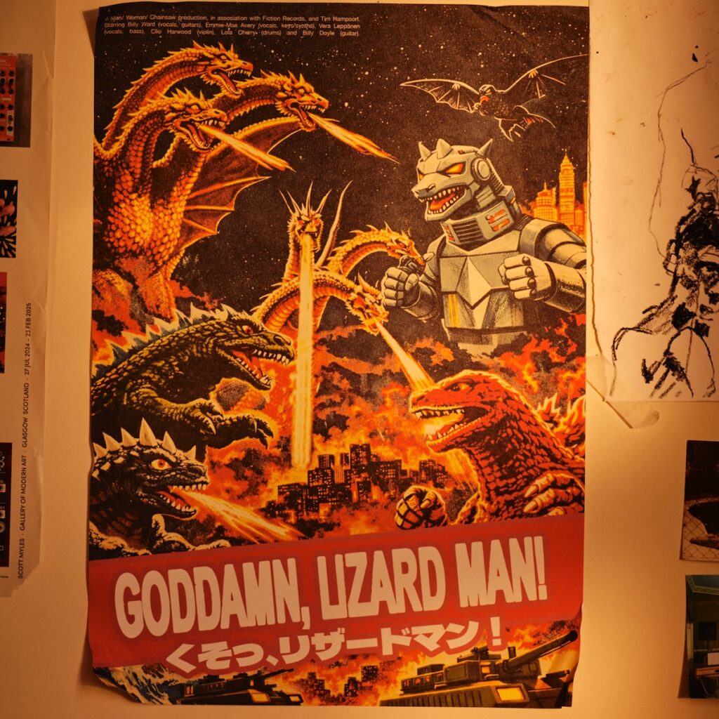 Man/Woman/Chainsaw Share New Song "Goddamn, Lizard Man!": Listen